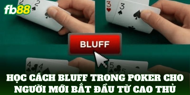 Cách Bluff Trong Poker Cho Người Mới Bắt Đầu Chơi Tại FB88 3 Học Cách Bluff Trong Poker Cho Người Mới Bắt Đầu từ cao thủ