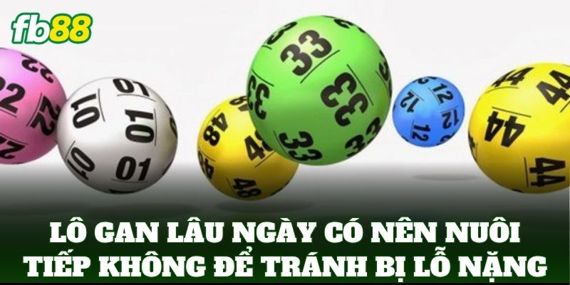 Lô Gan Lâu Ngày Có Nên Nuôi Tiếp Không: Lời Khuyên Từ FB88 1 Lô Gan Lâu Ngày Có Nên Nuôi Tiếp Không để tránh bị lỗ nặng
