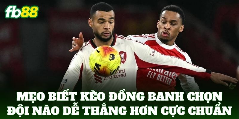 Kèo Đồng Banh Chọn Đội Nào Dễ Thắng Hơn - Mẹo Từ FB88 2 Mẹo biết Kèo Đồng Banh Chọn Đội Nào Dễ Thắng Hơn cực chuẩn