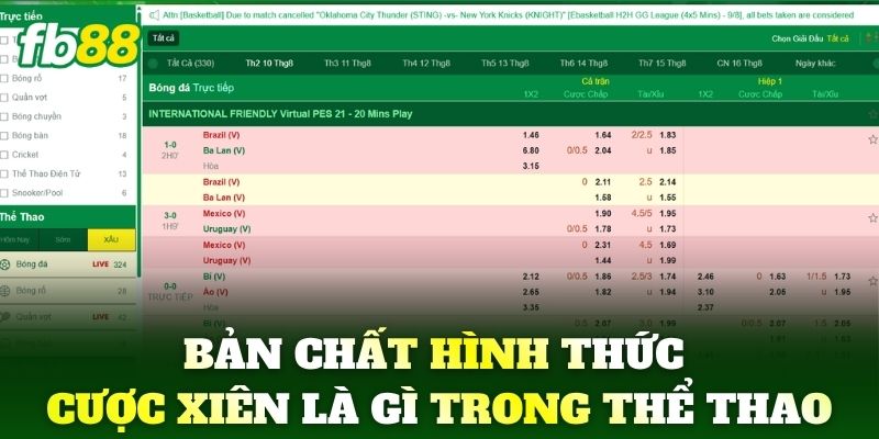 Cược Xiên Là Gì? Mẹo Chơi Bao Thắng Từ Cao Thủ FB88 1 Bản chất hình thức Cược Xiên Là Gì trong thể thao