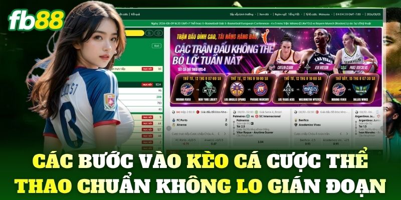 Thể Thao 5 Các bước vào kèo cá cược thể thao chuẩn chỉnh không lo gián đoạn