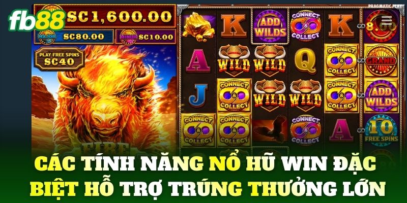 Các tính năng Nổ Hũ Win đặc biệt hỗ trợ trúng thưởng lớn