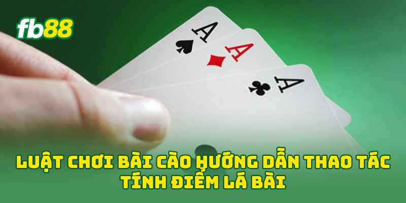 Luật Chơi Bài Cào hướng dẫn thao tác tính điểm lá bài 