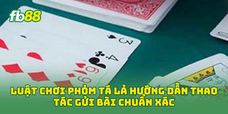 Luật Chơi Phỏm Tá Lả hướng dẫn thao tác gửi bài chuẩn xác