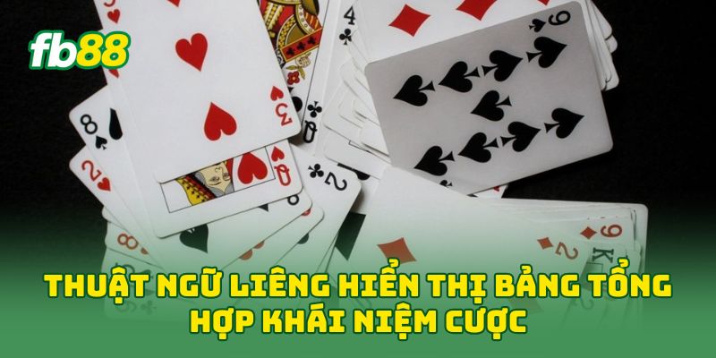 Thuật Ngữ Liêng: Giải Nghĩa 6 Khái Niệm Cần Biết Khi Chơi 3 Thuật Ngữ Liêng hiển thị bảng tổng hợp khái niệm cược