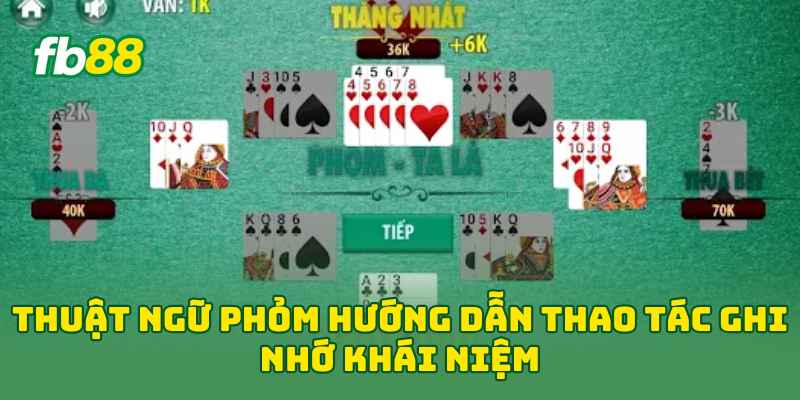 Thuật Ngữ Phỏm: 5 Khái Niệm Giúp Bạn Hiểu Luật Nhanh Hơn! 1 Thuật Ngữ Phỏm hướng dẫn thao tác ghi nhớ khái niệm
